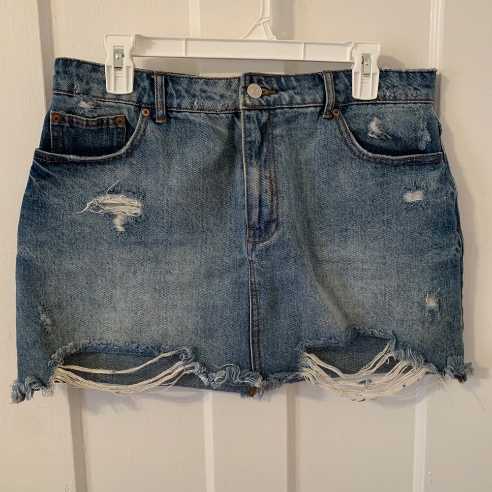 Denim skirt